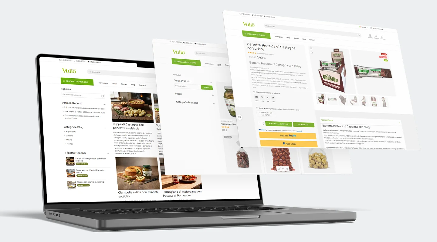 portfolio pagine vulio sito