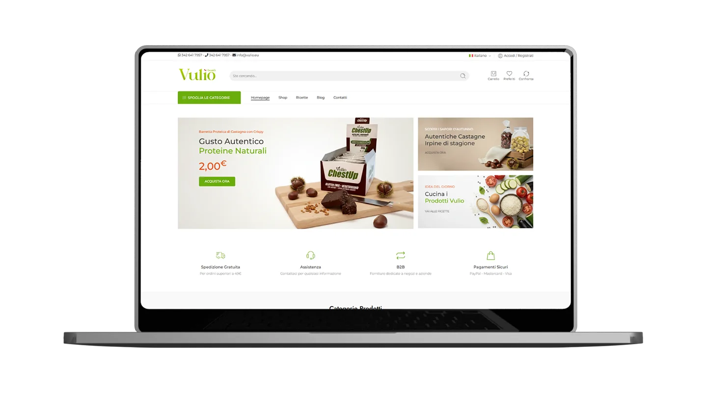 potfolio sito web vulio e bonta