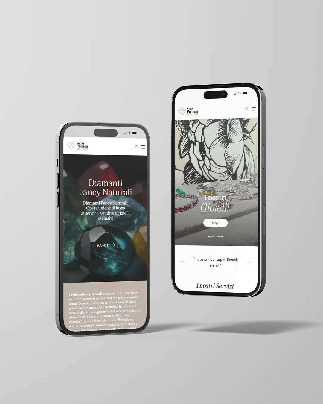 responsive sitoweb portfolio dna
