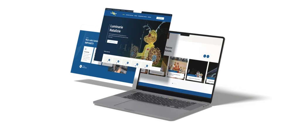 sitoweb puntoluce home portfolio