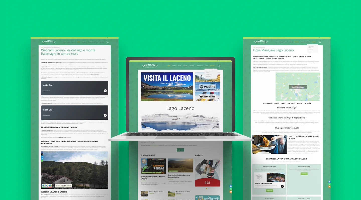 lacenotravel web site portfolio dna