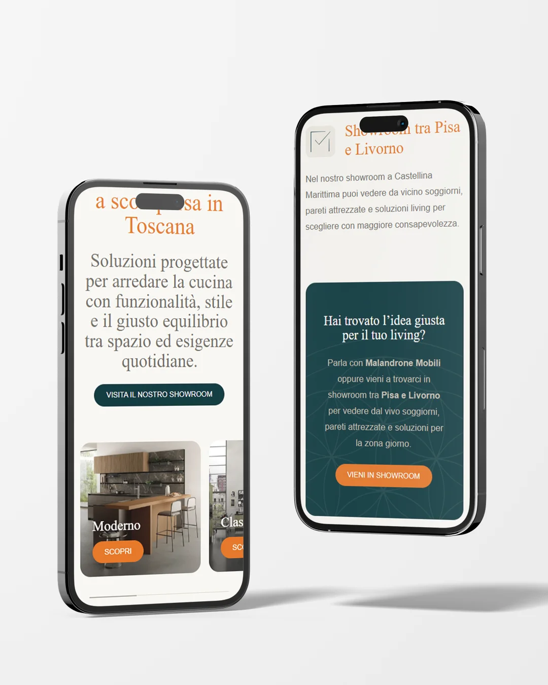 mobile website portfolio mobili malandrone