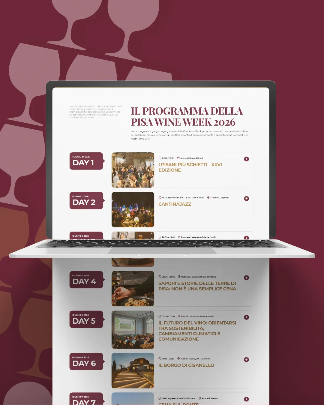 sito web pisa wine week dna